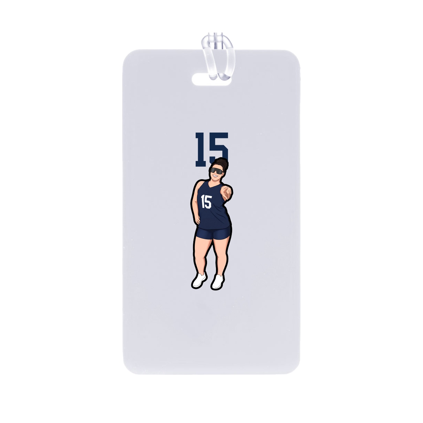 Bag Tag — Number Top in Classic