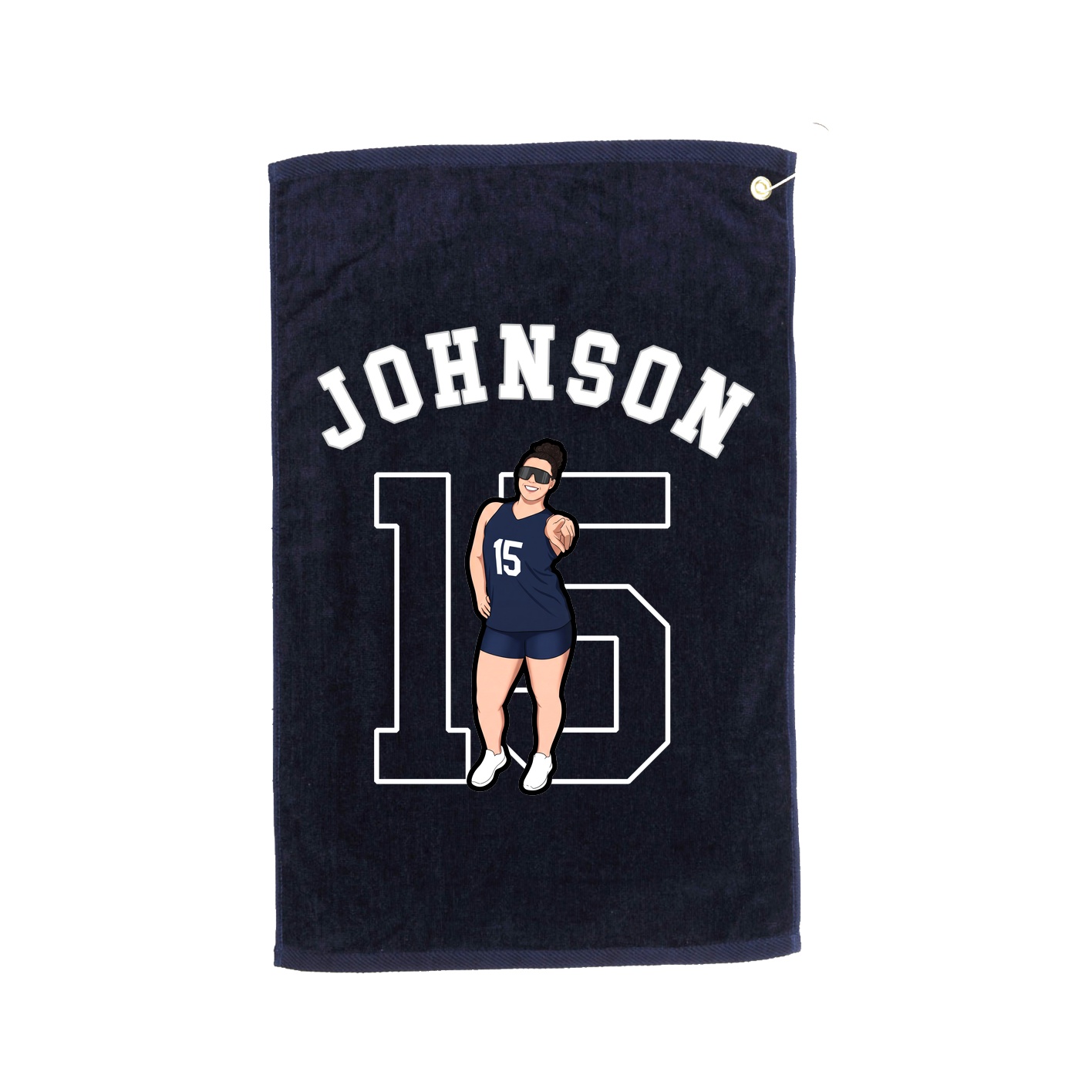 Golf Towel — Shirsey Arch in Navy
