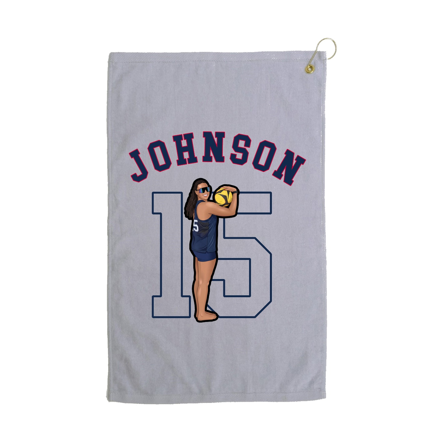 Golf Towel — Shirsey Arch in Grey