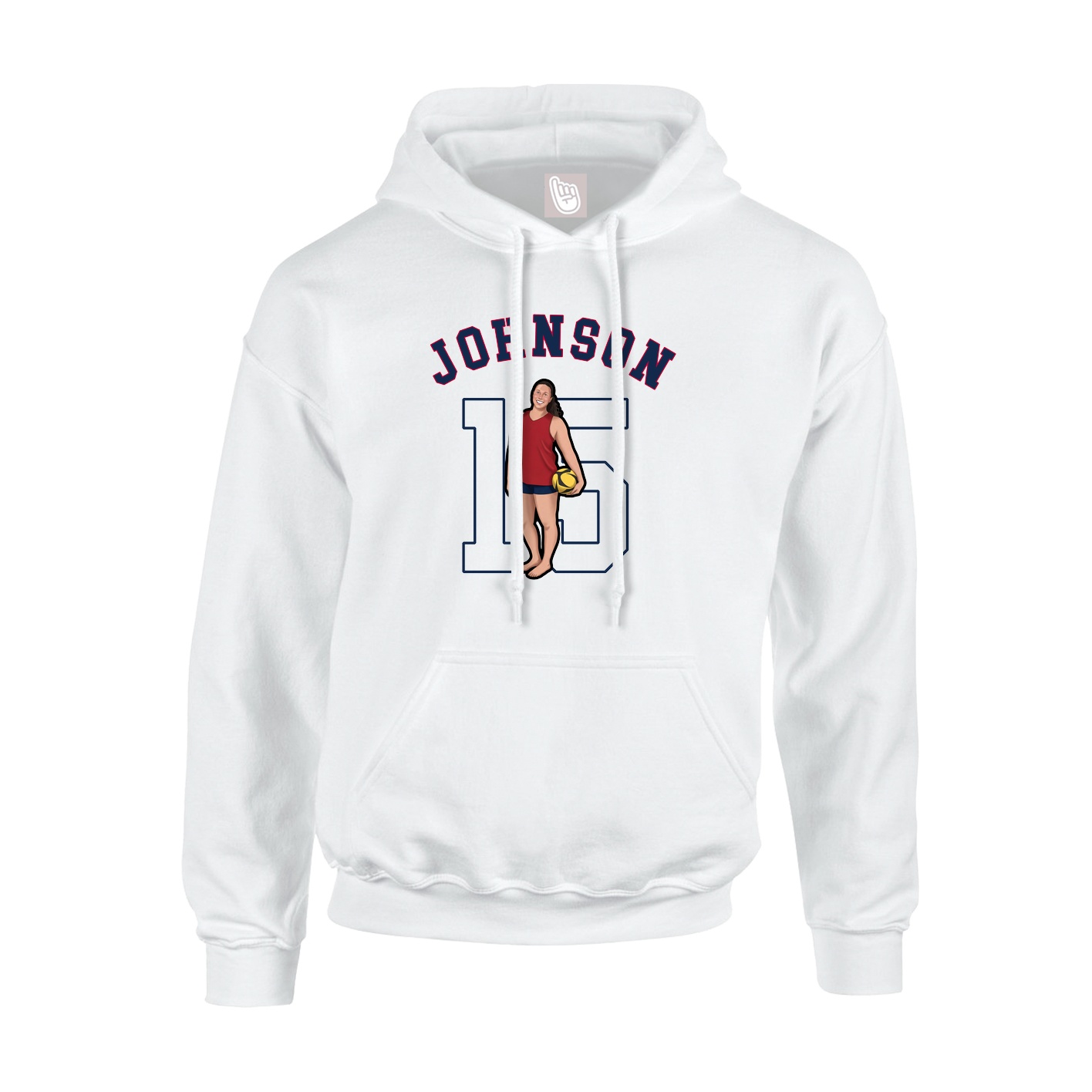 Youth Hoodie — Shirsey Arch in White