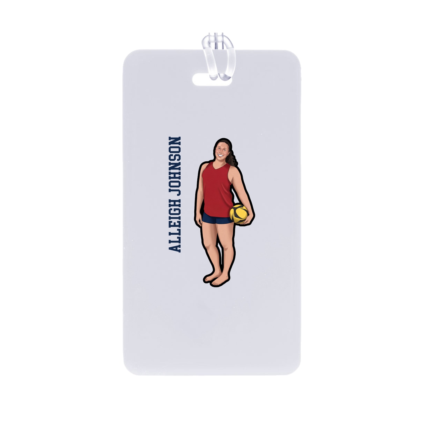 Bag Tag — Name Vertical in Classic