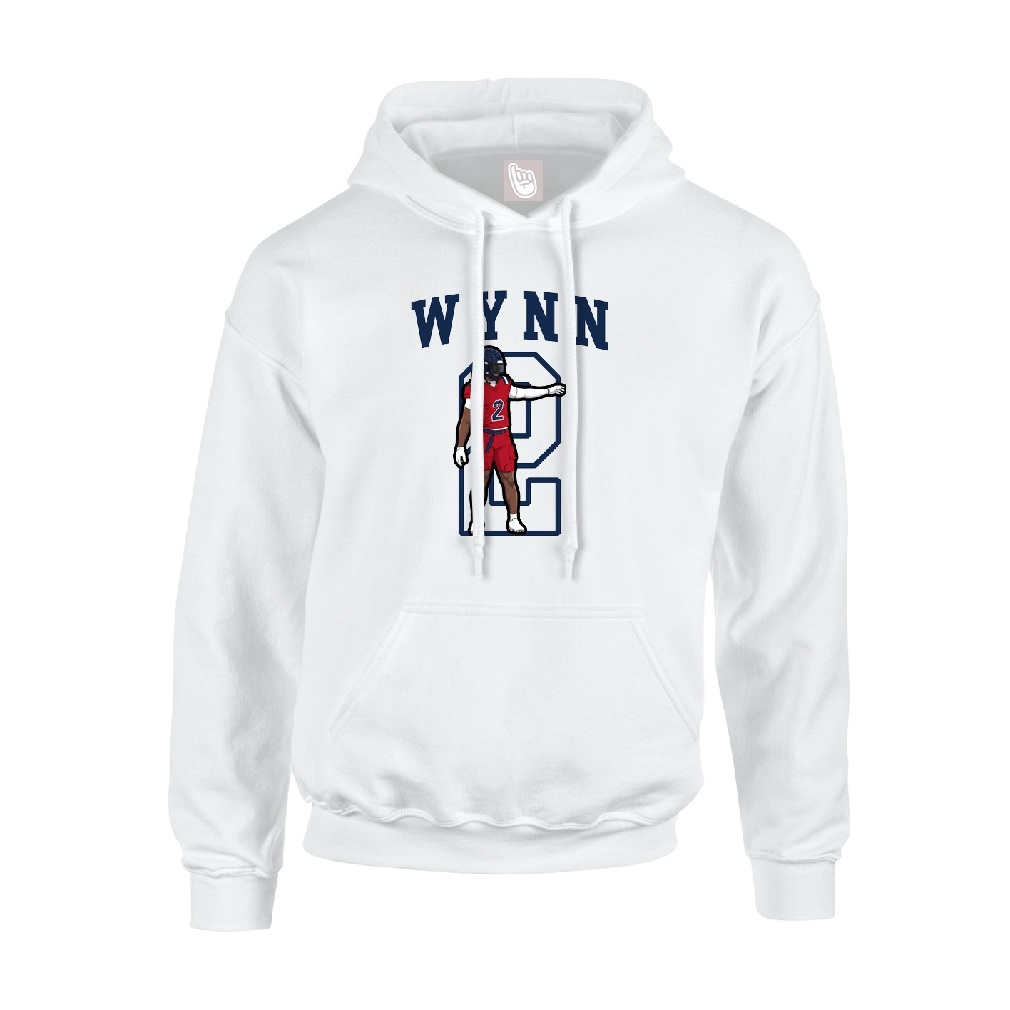 Hoodie — Shirsey in White