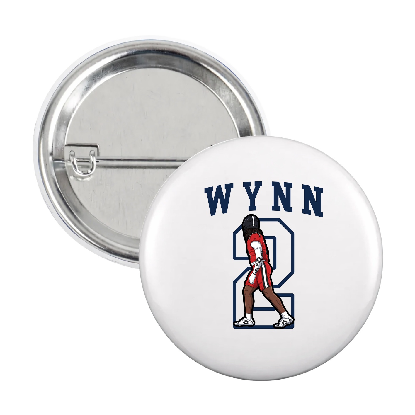 Game Day Button — Shirsey in White
