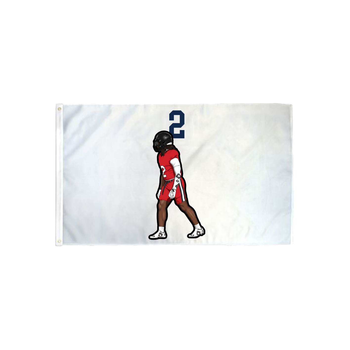 3x5 Flag — Number Top in Classic