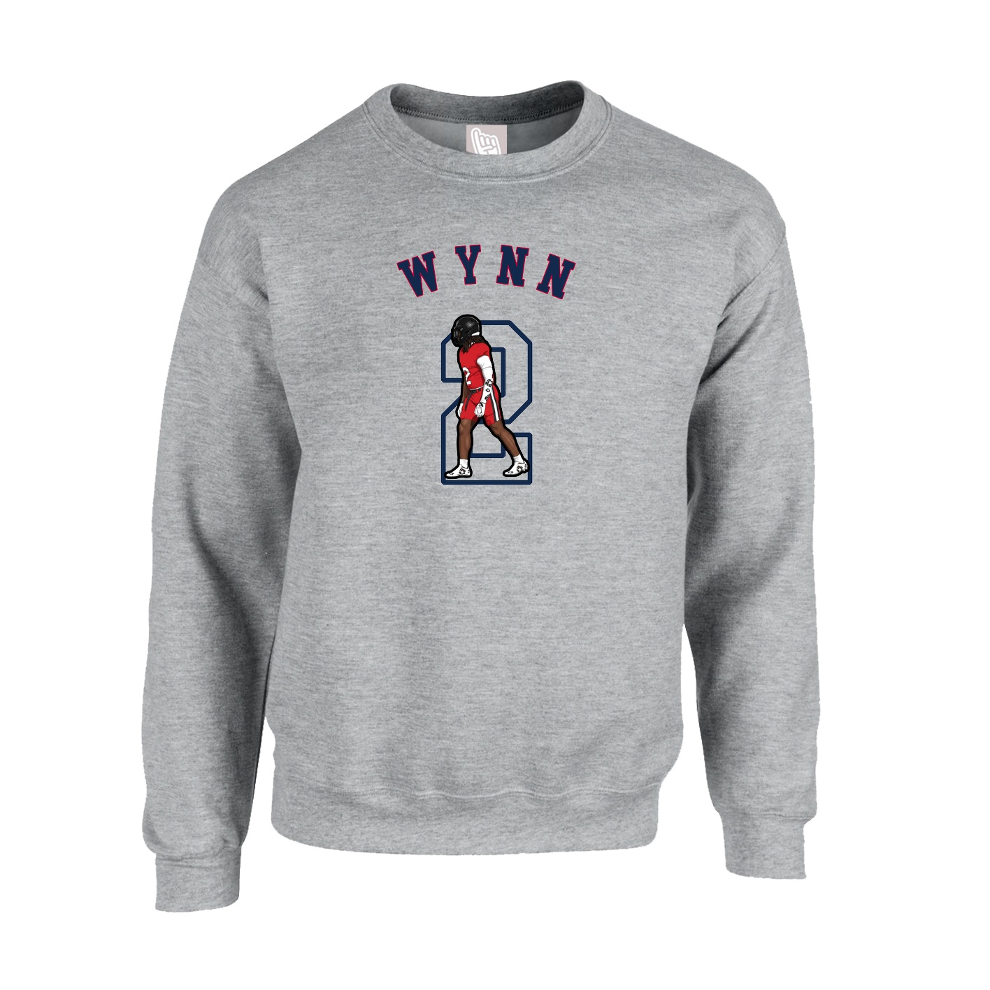 Fleece Crew — Shirsey Arch in Grey