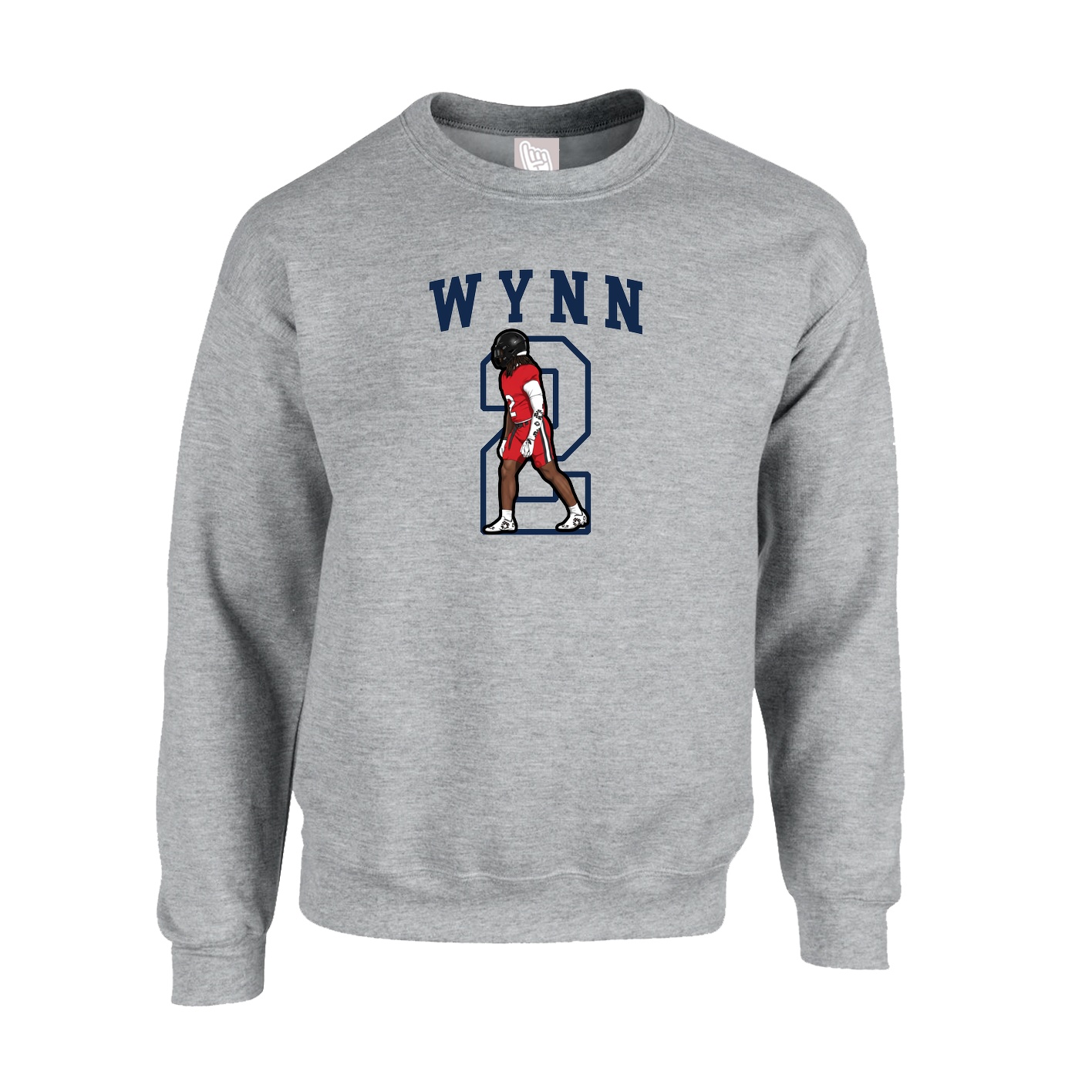 Fleece Crew — Shirsey in Grey