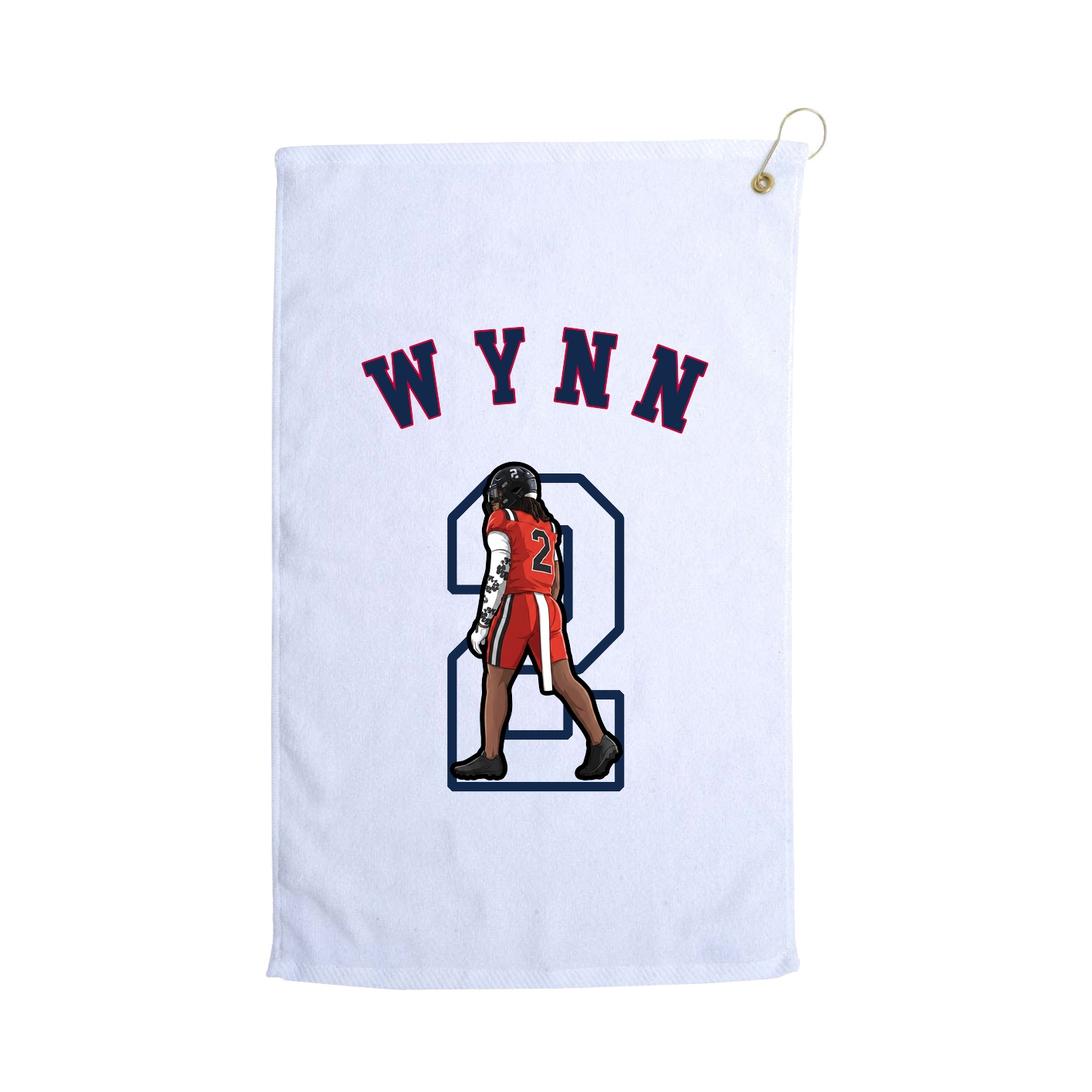 Golf Towel — Shirsey Arch in White