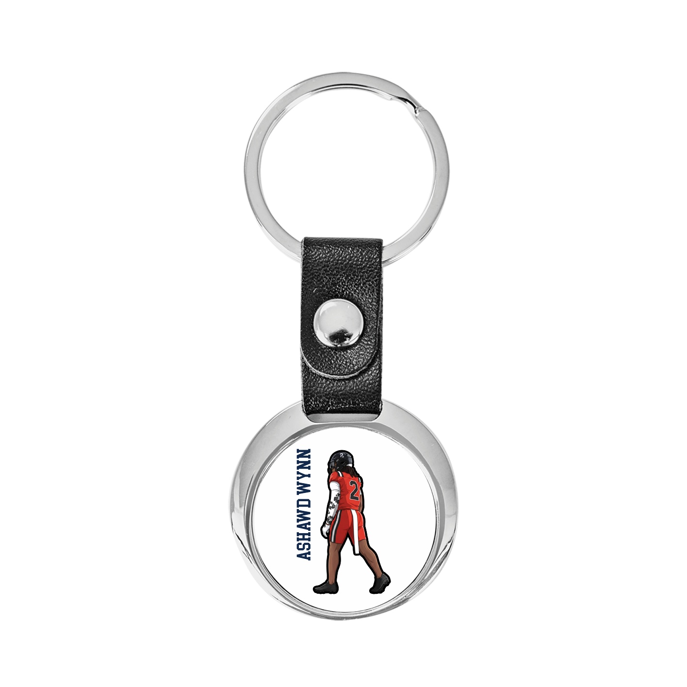 Key Chain — Name Vertical in Classic