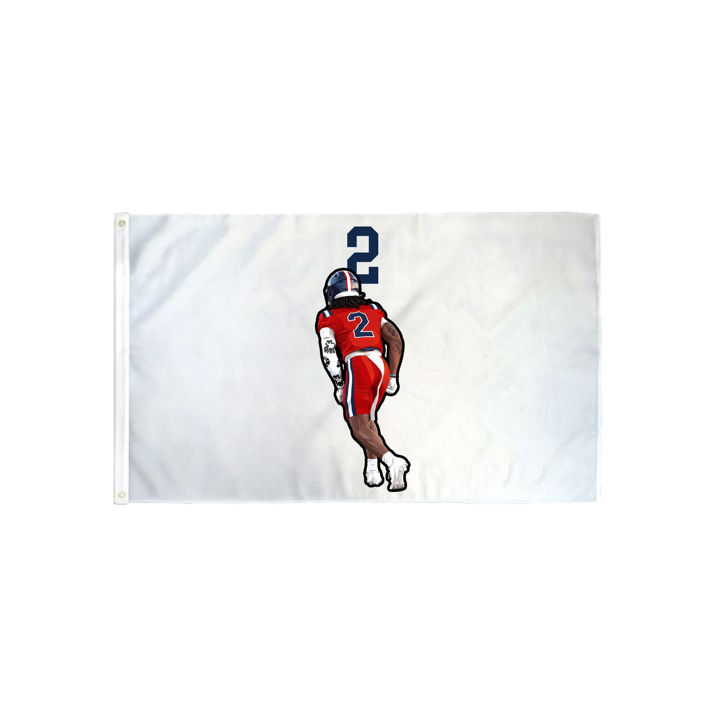 3x5 Flag — Number Top in Classic