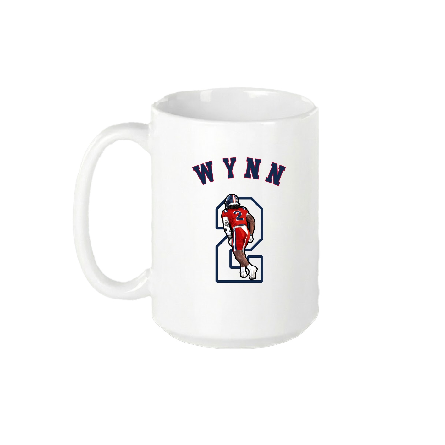 15oz Coffee Mug — Shirsey Arch in White