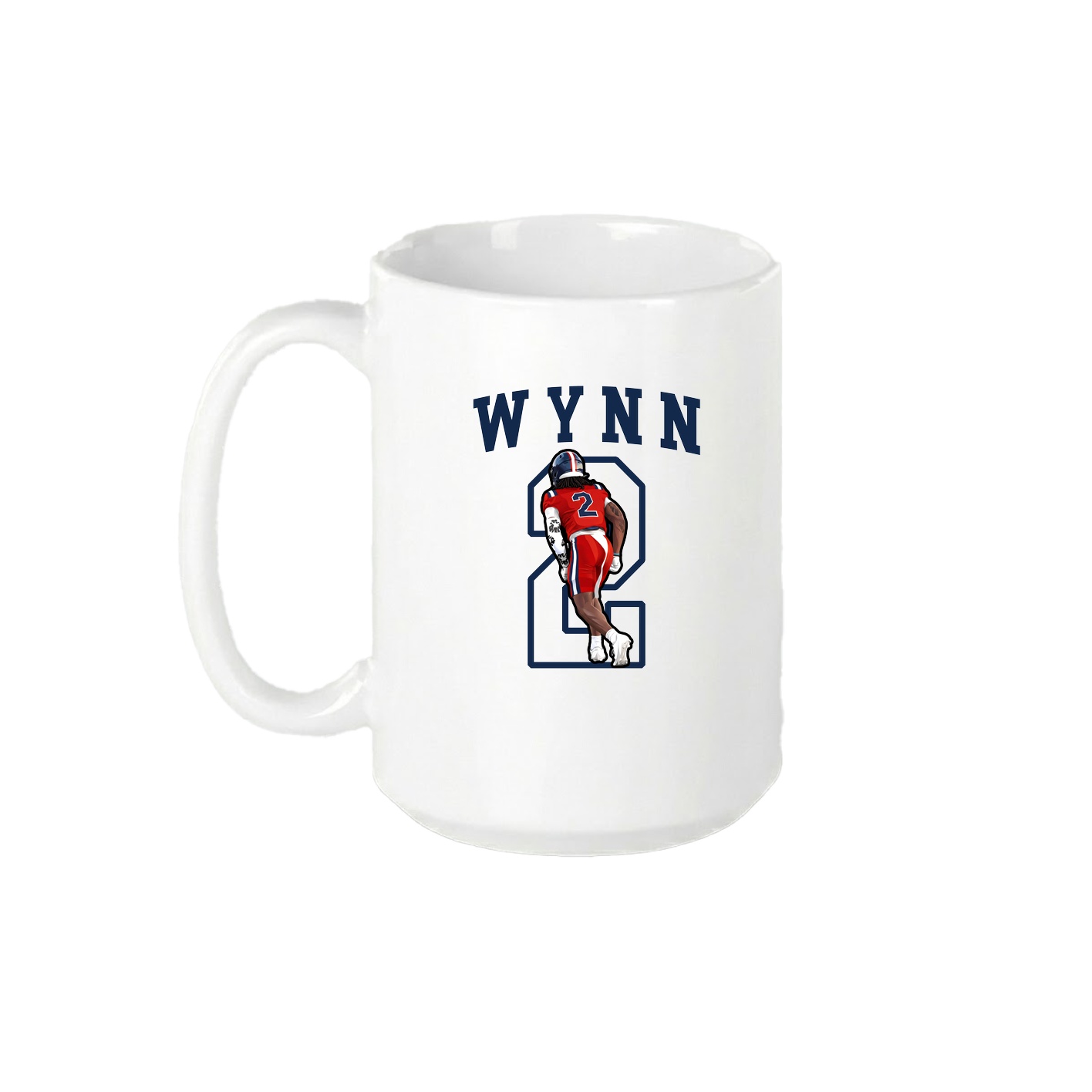 15oz Coffee Mug — Shirsey in White