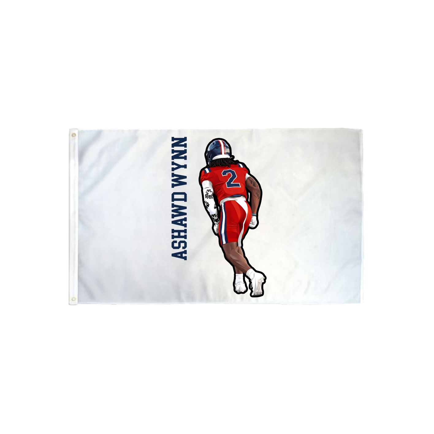 3x5 Flag — Name Vertical in Classic
