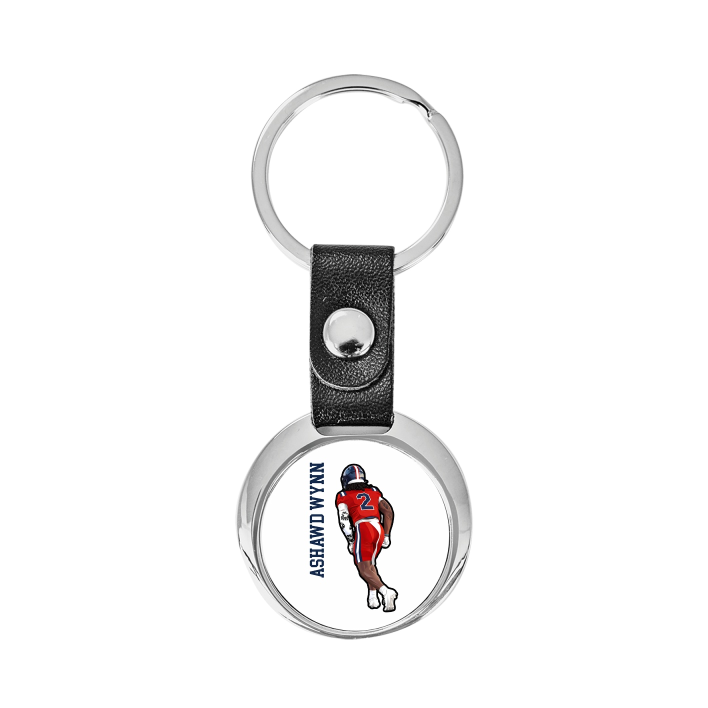 Key Chain — Name Vertical in Classic