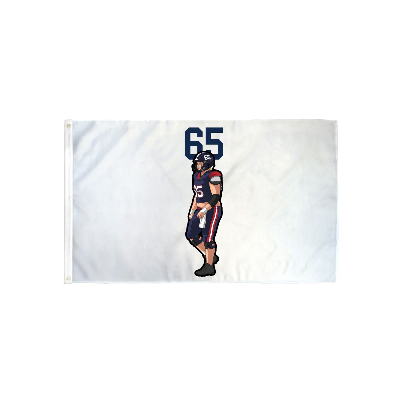 3x5 Flag — Number Top in Classic