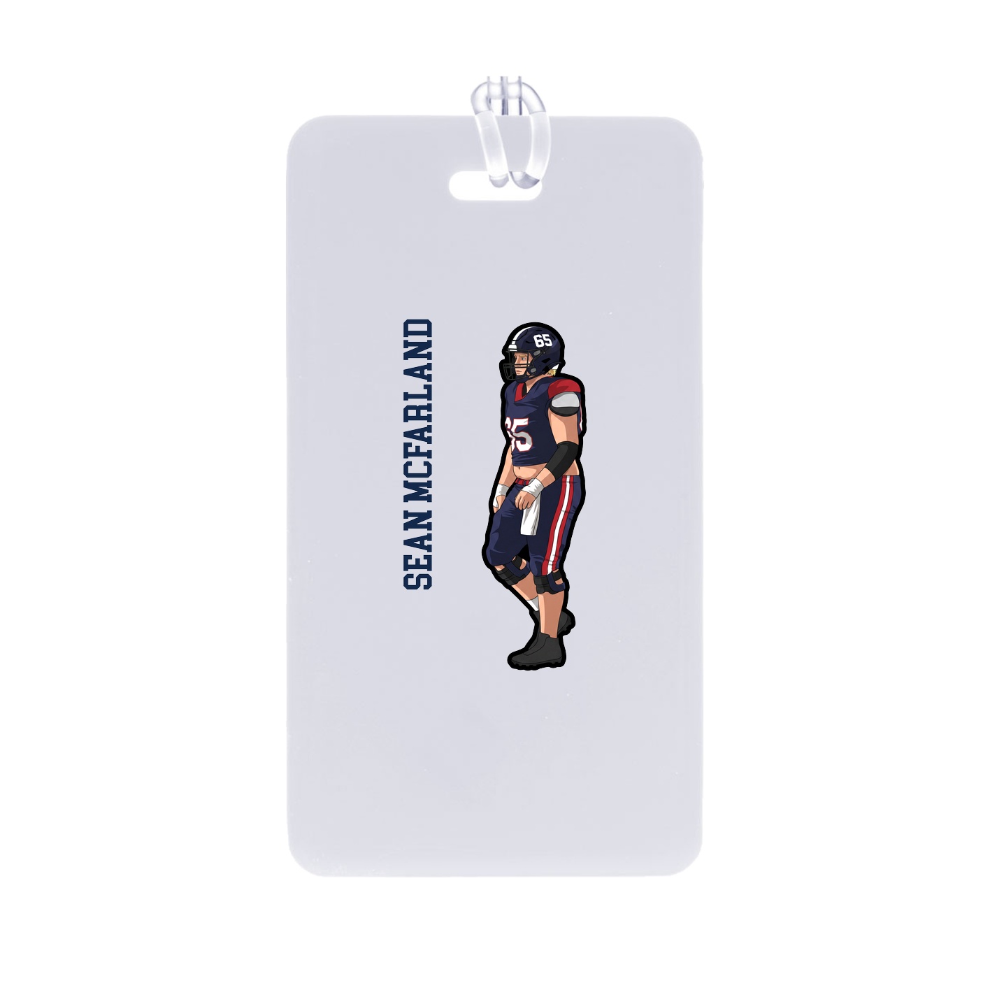 Bag Tag — Name Vertical in Classic
