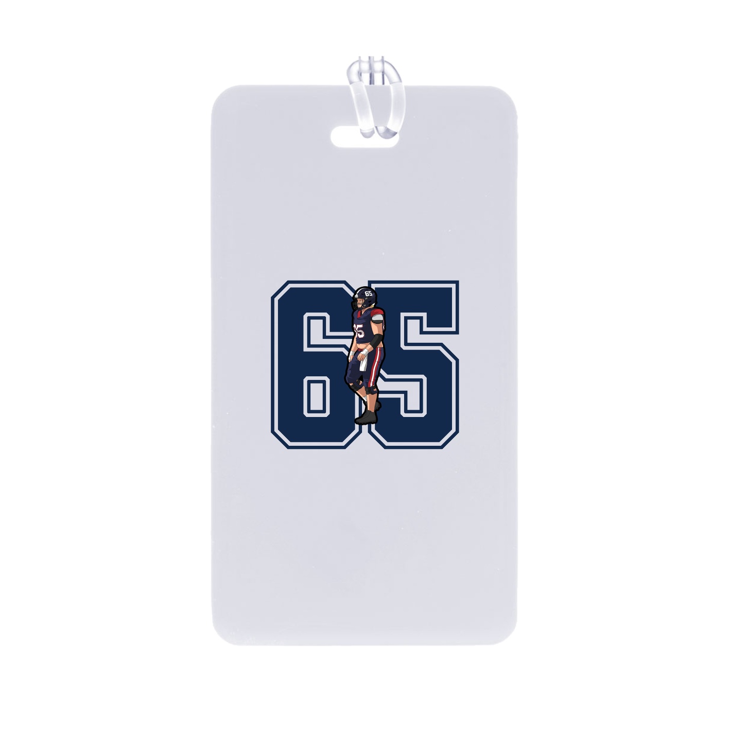 Bag Tag — Number in Classic