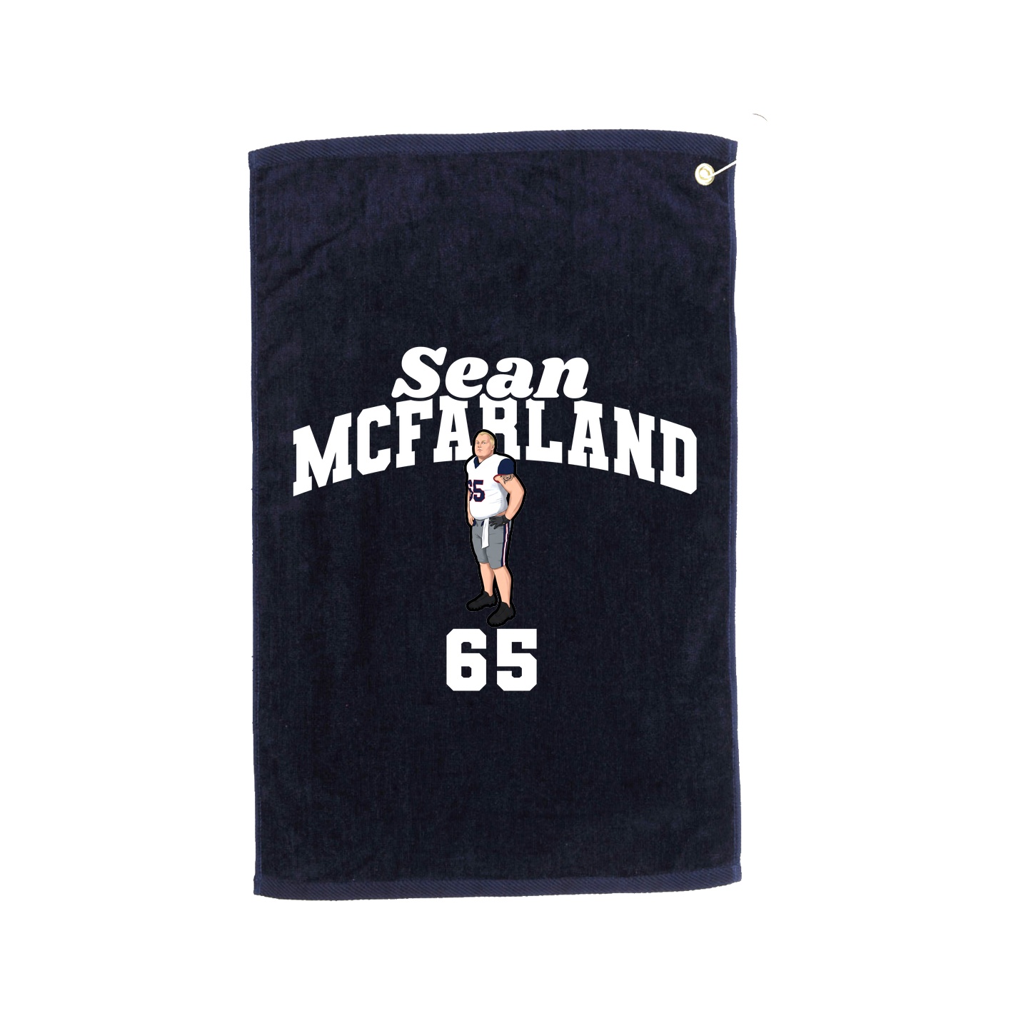 Golf Towel — Signature Arch in Navy