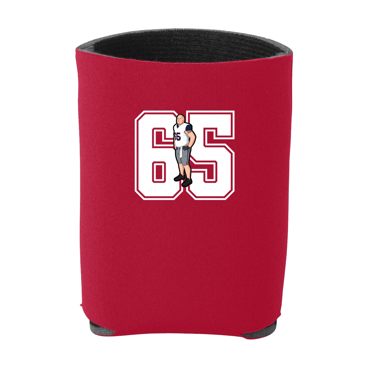 Can Holder — Number in Red