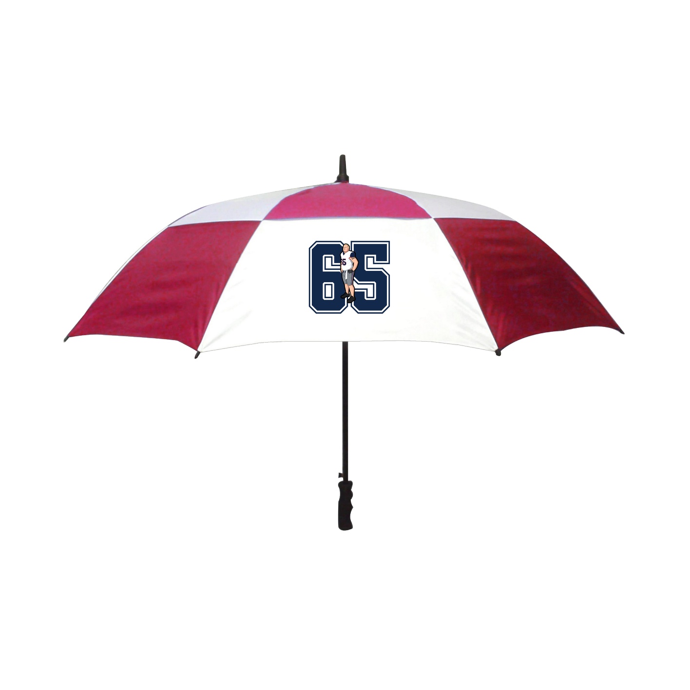 Golf Umbrella — Number in Red