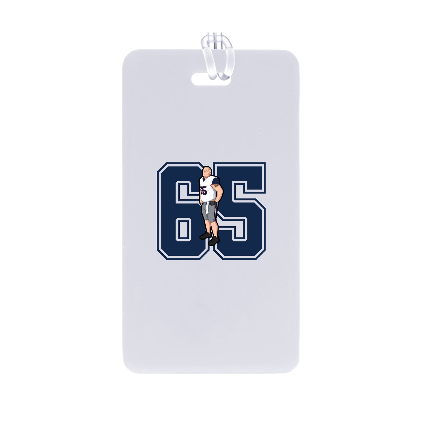 Bag Tag — Number in Classic
