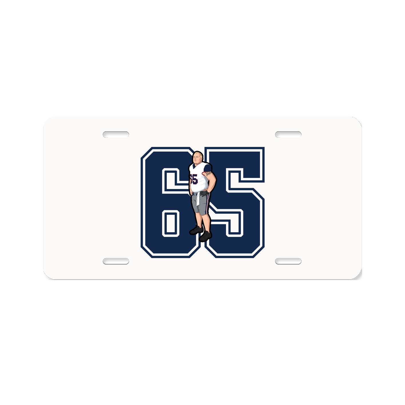 License Plate — Number in Classic