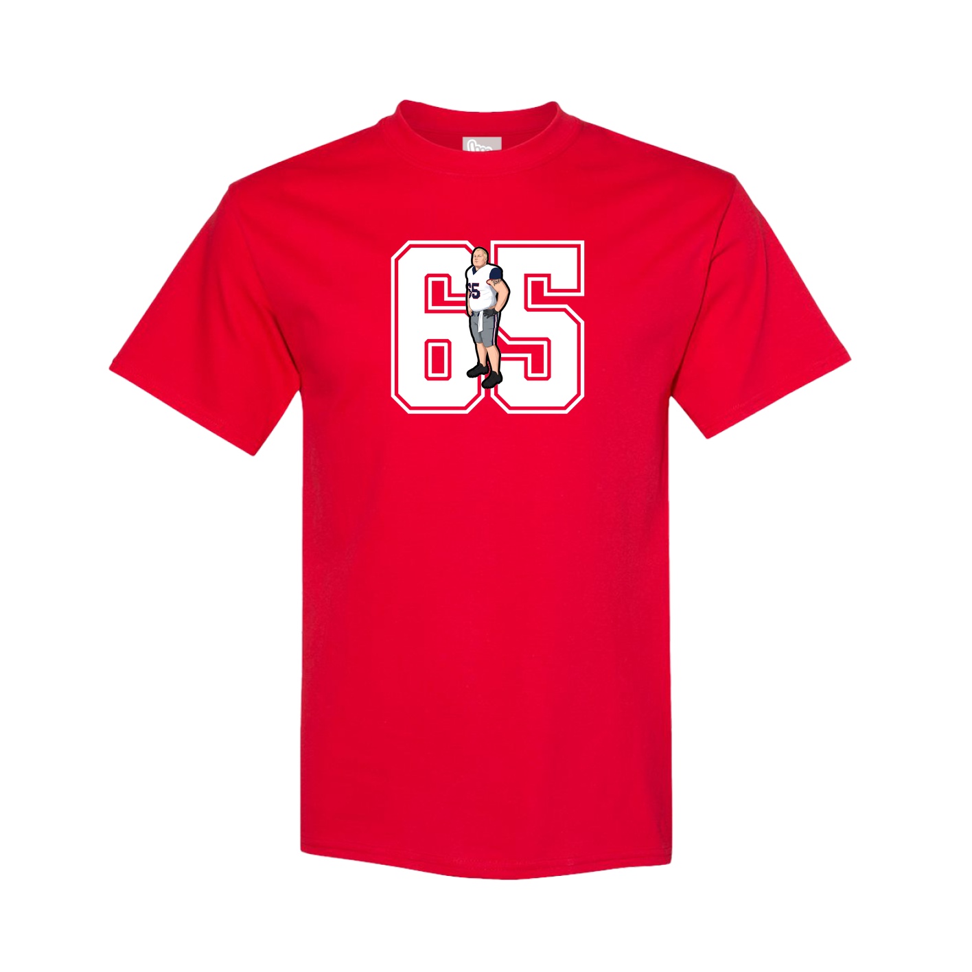 Youth Tee — Number in Red