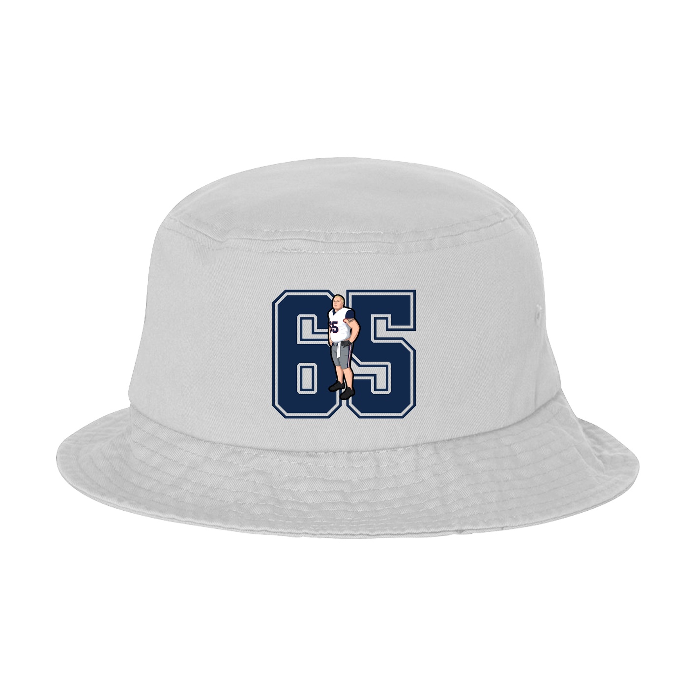 Bucket Cap — Number in White