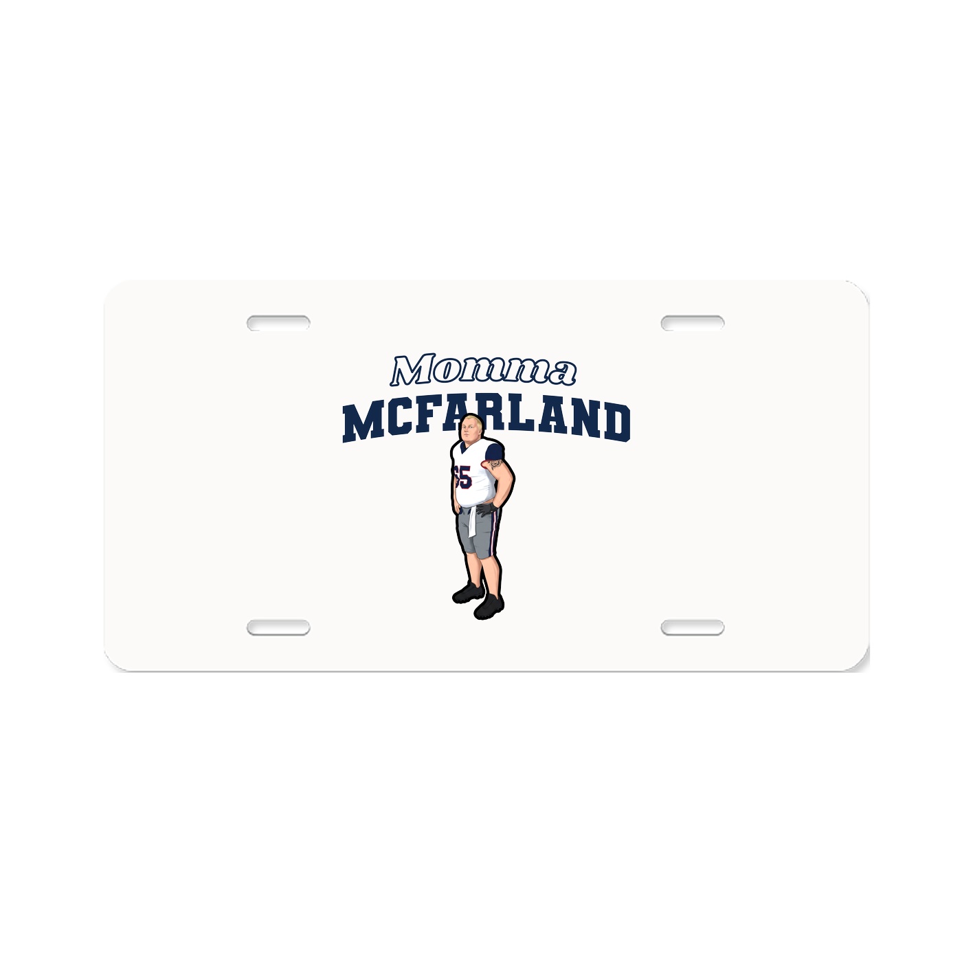 License Plate — Mothers Day Block in Classic