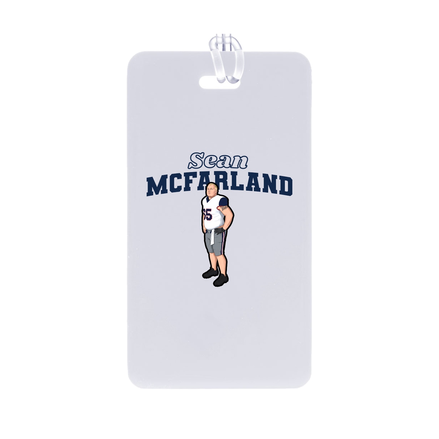 Bag Tag — Name Arch in Classic