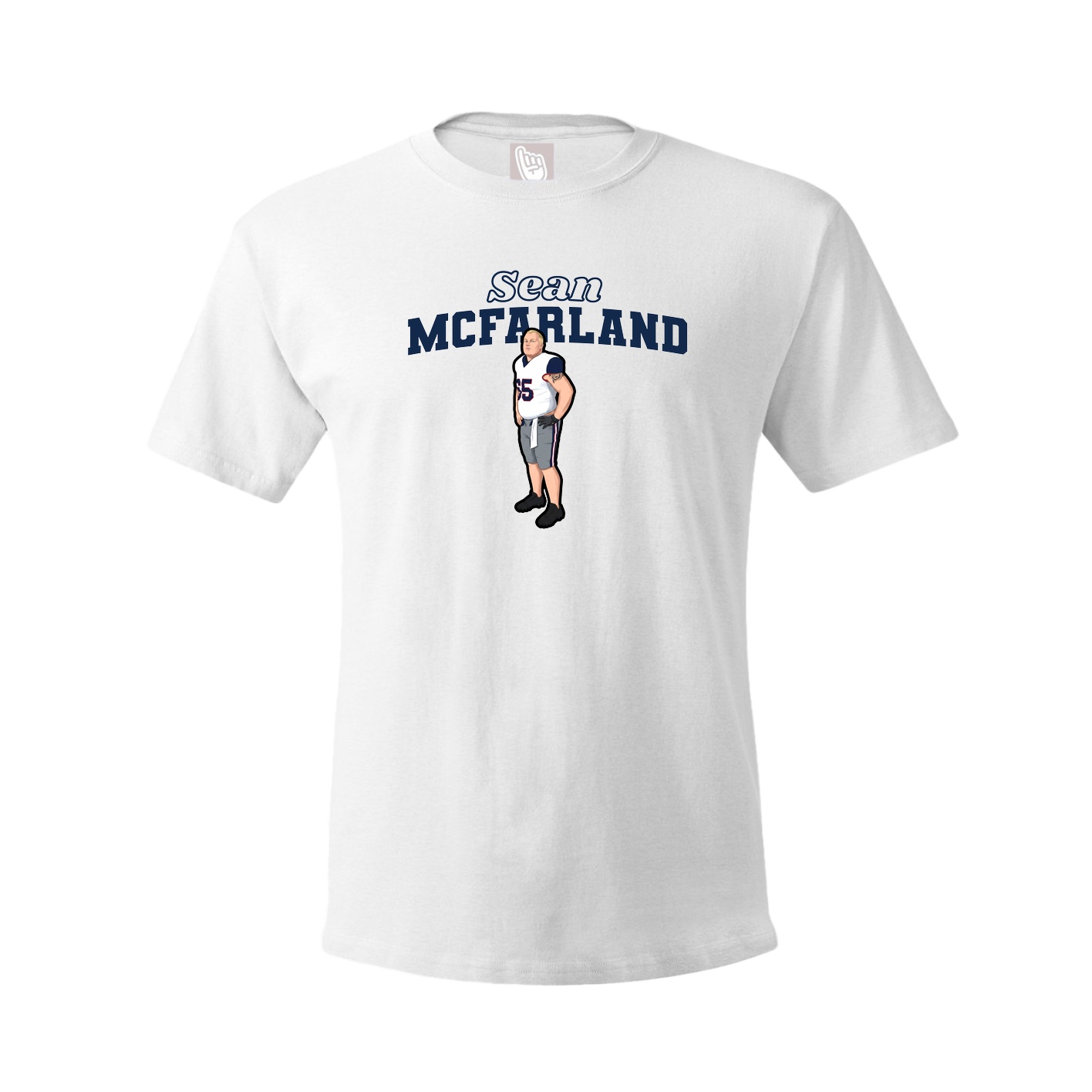Tee — Name Arch in White
