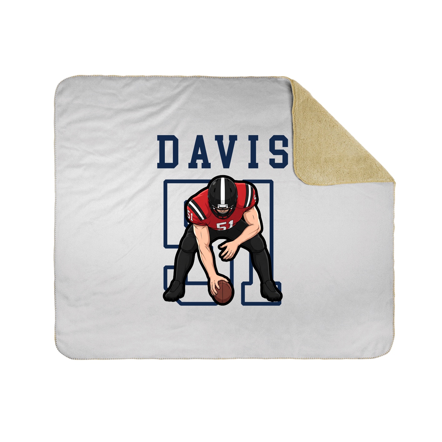 Throw Blanket — Shirsey in White