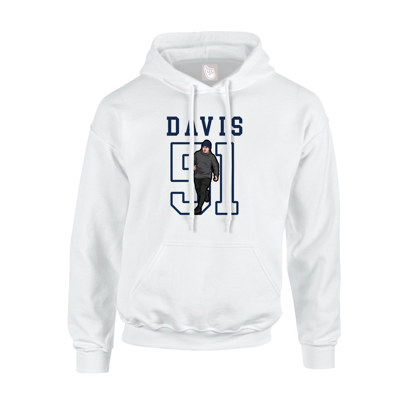 Hoodie — Shirsey in White