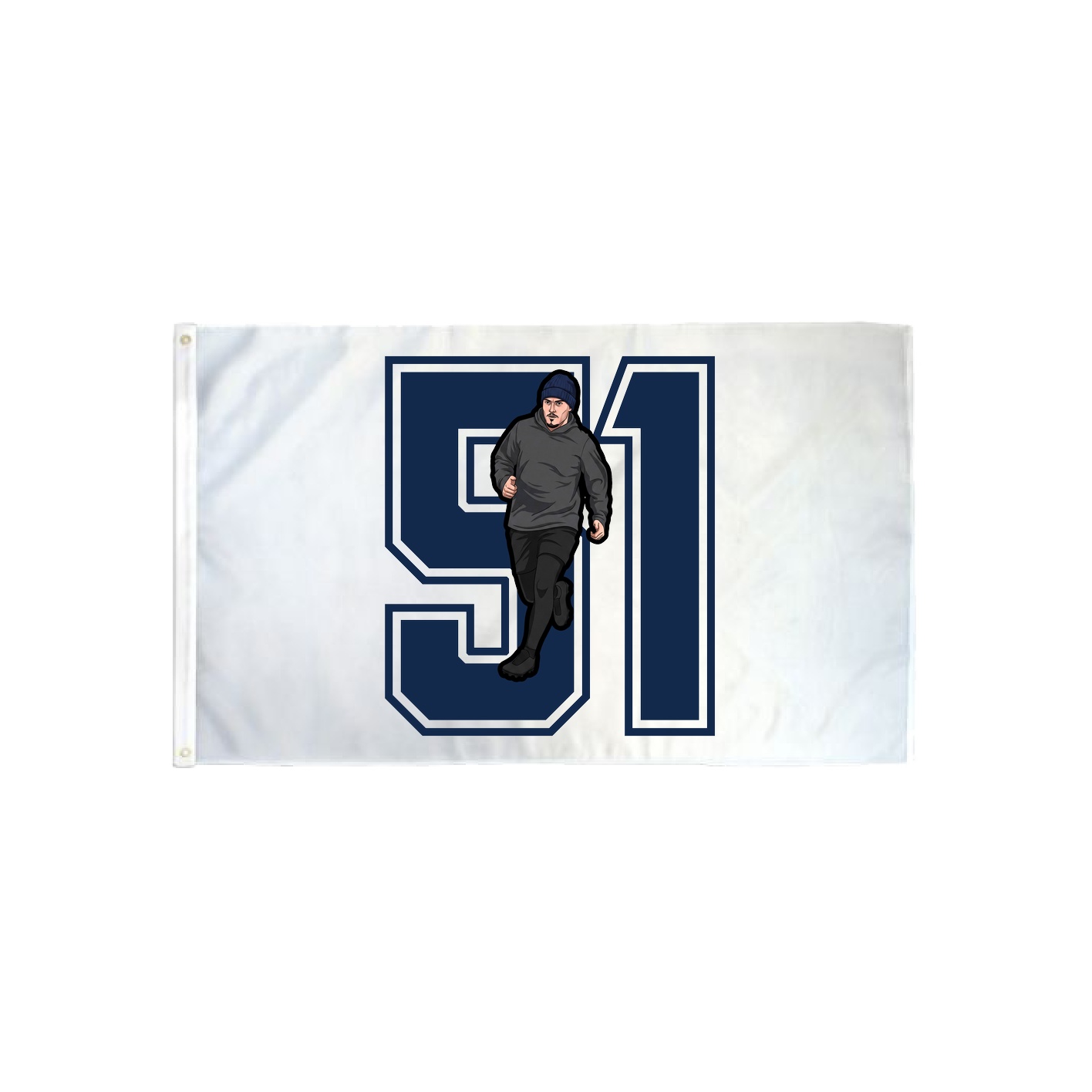 3x5 Flag — Number in Classic