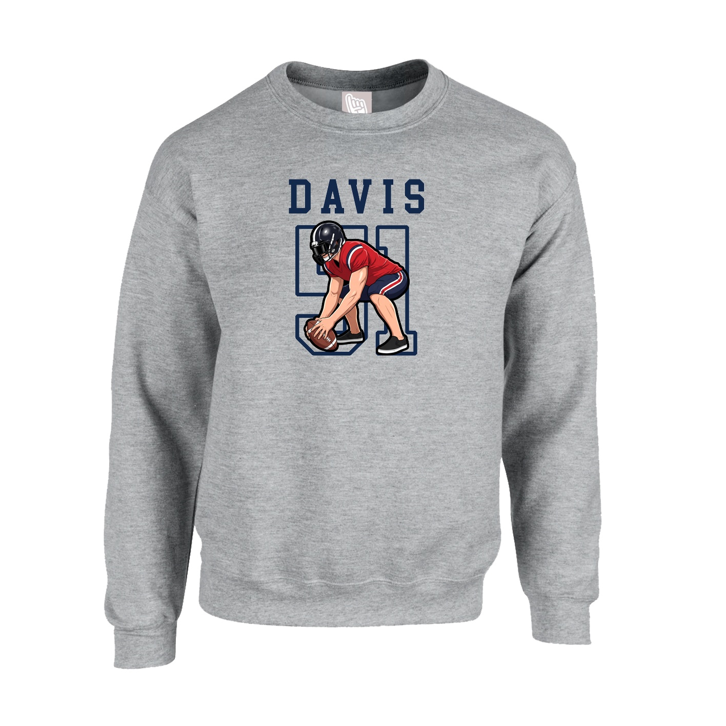 Fleece Crew — Shirsey in Grey