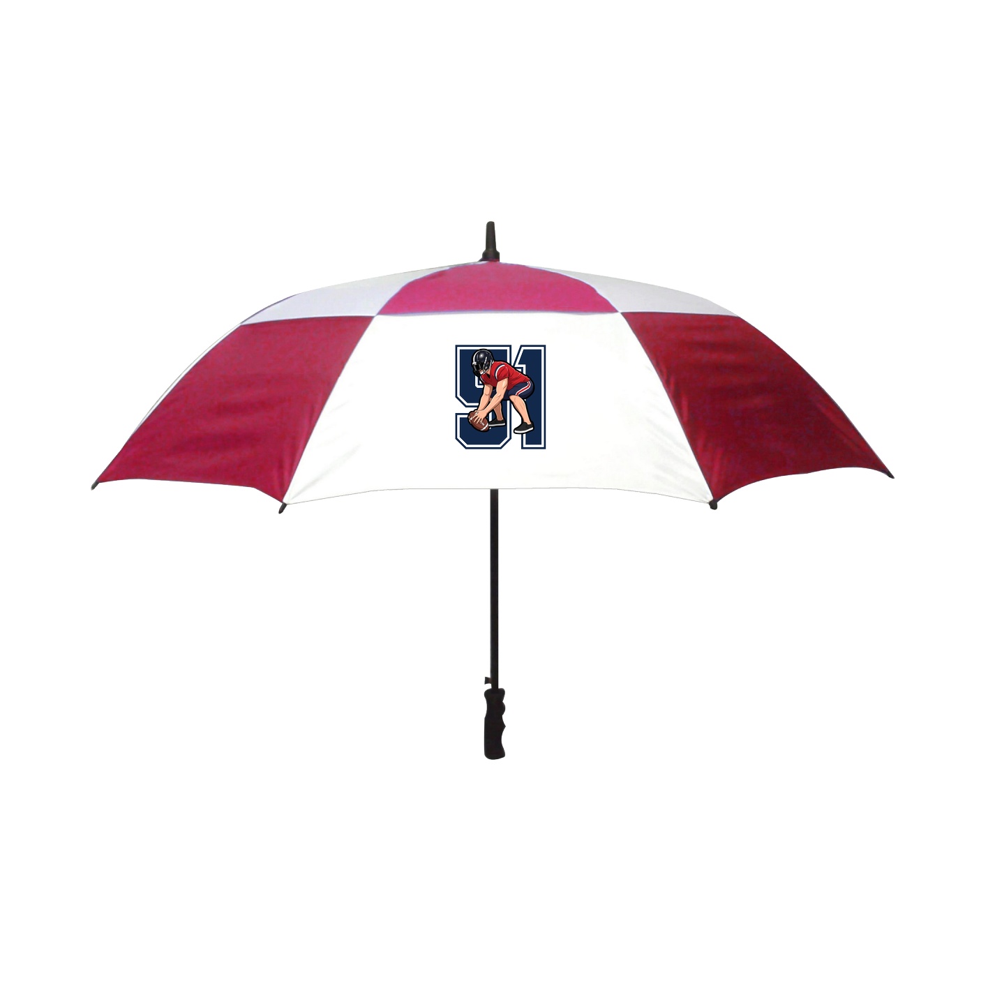 Golf Umbrella — Number in Red