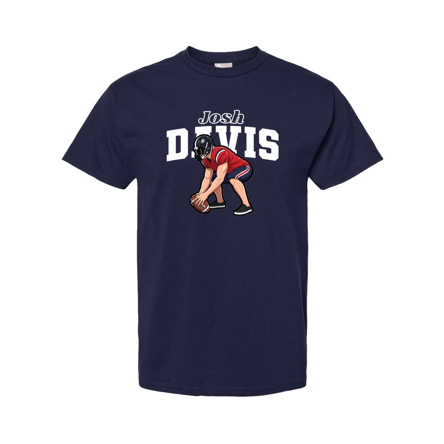 Tee — Name Arch in Navy