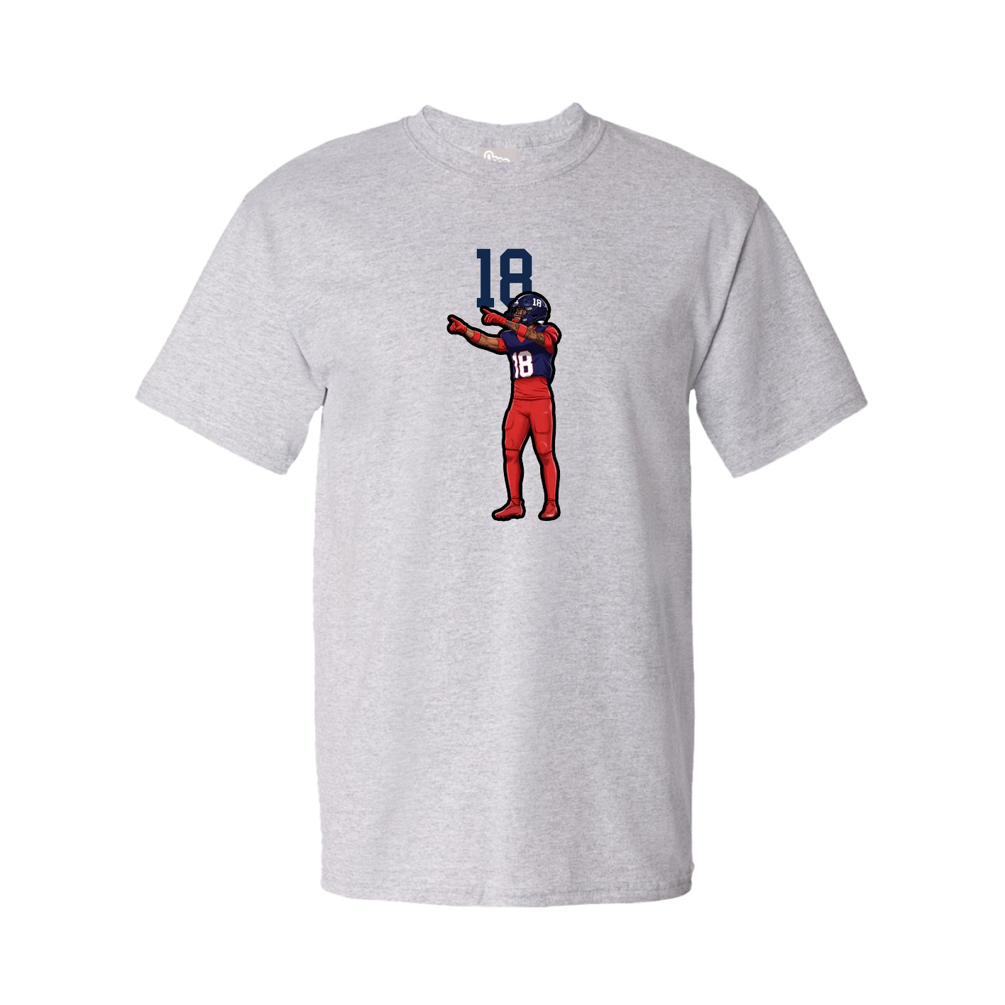 Tee — Number Top in Grey