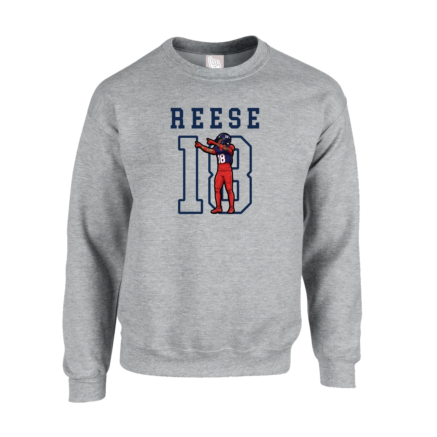 Fleece Crew — Shirsey in Grey