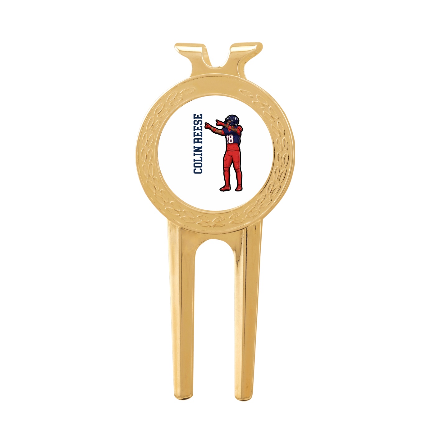 Divot Tool with Ball Marker — Name Vertical in Classic