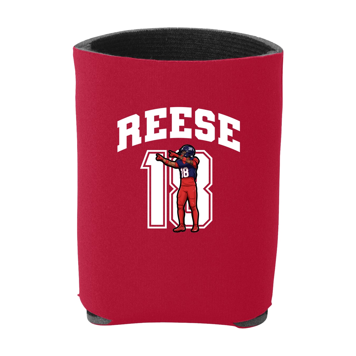 Can Holder — Number in Red