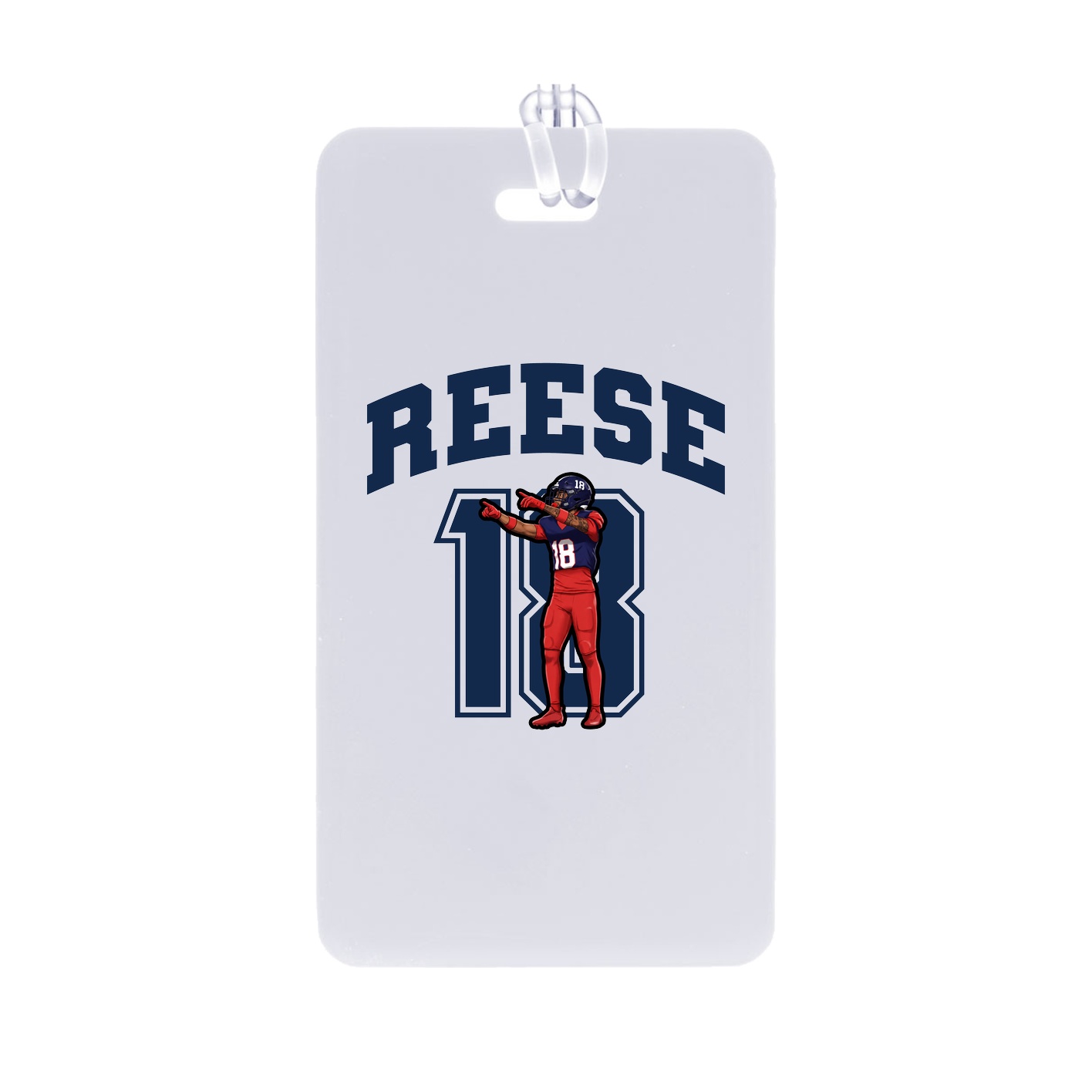 Bag Tag — Number in Classic