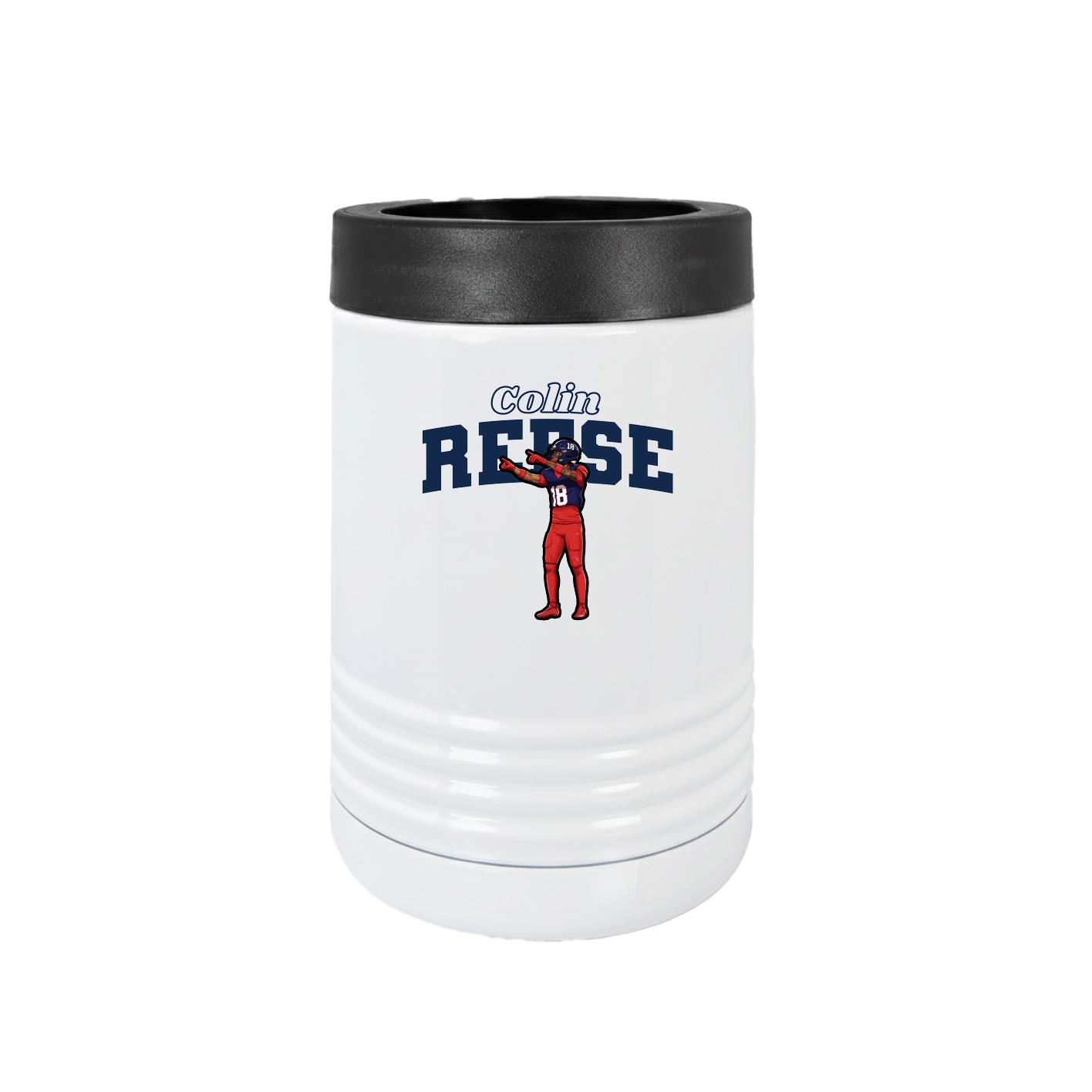 Beverage Holder — Name Arch in White