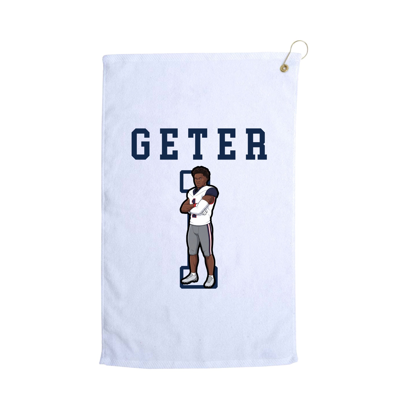 Golf Towel — Shirsey in White