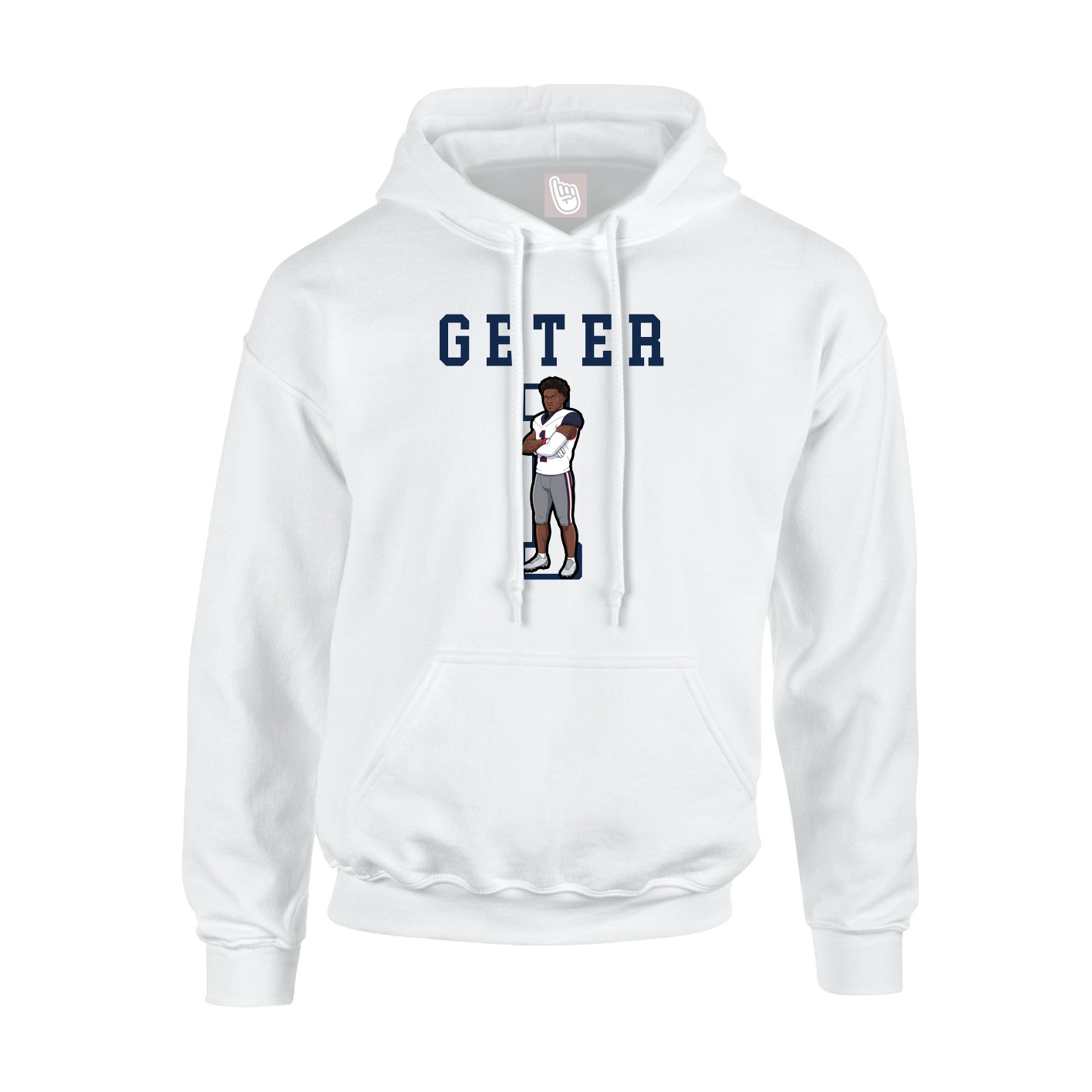 Hoodie — Shirsey in White