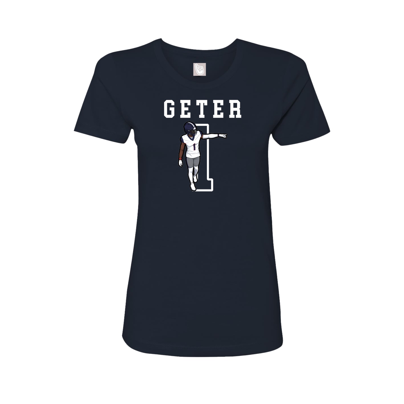 Fitted Women's Tee — Shirsey in Navy