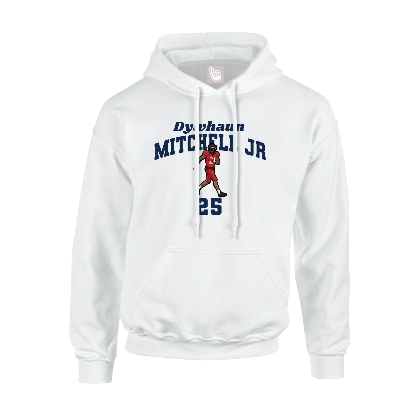 Hoodie — Signature Arch in White