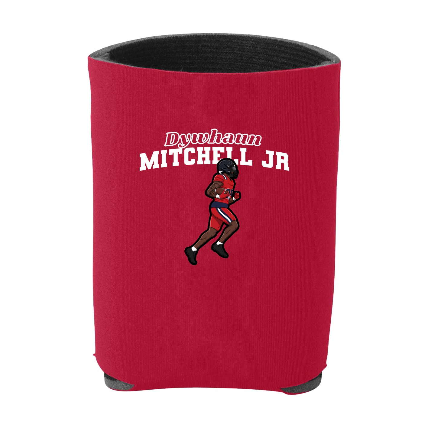 Can Holder — Name Arch in Red
