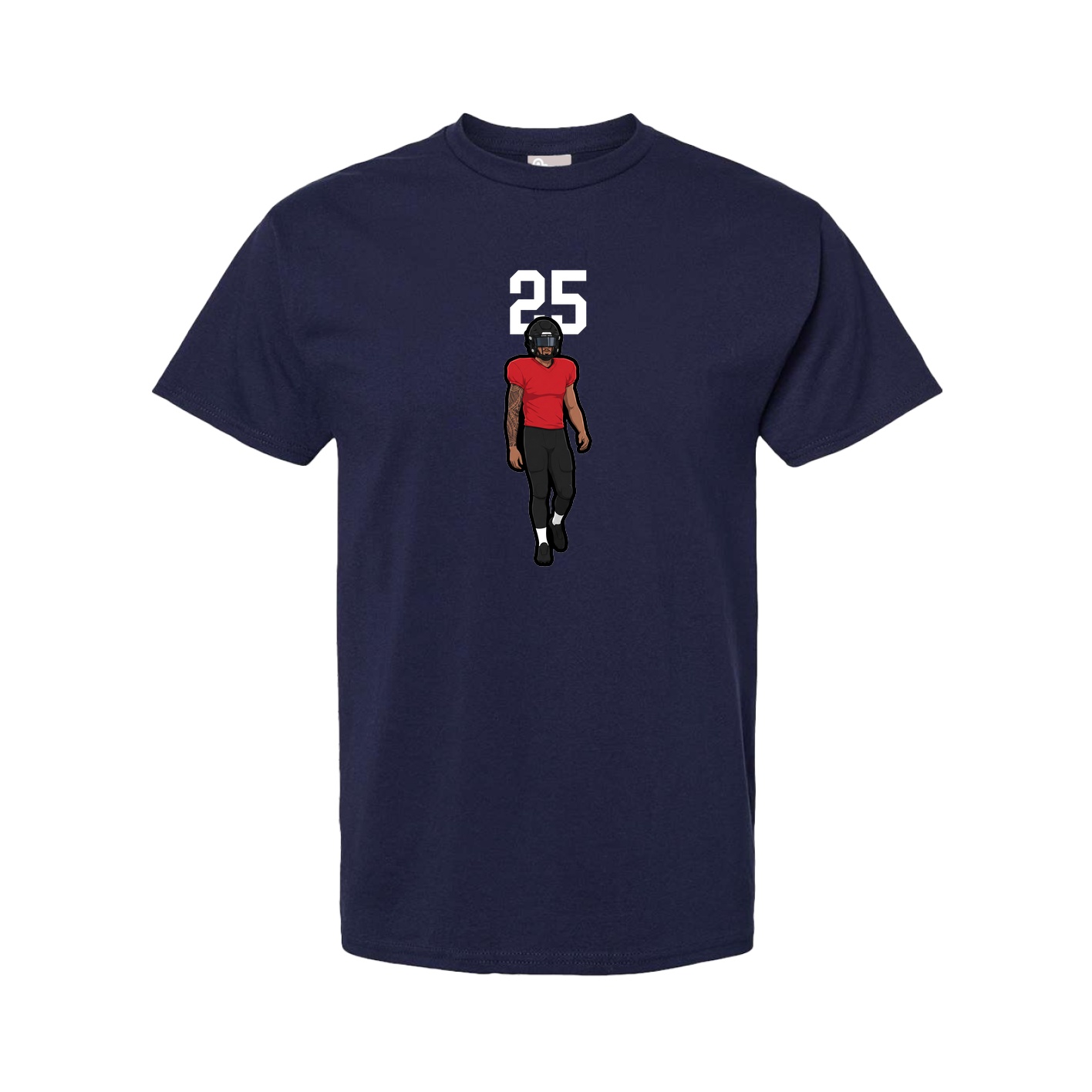 Tee — Number Top in Navy