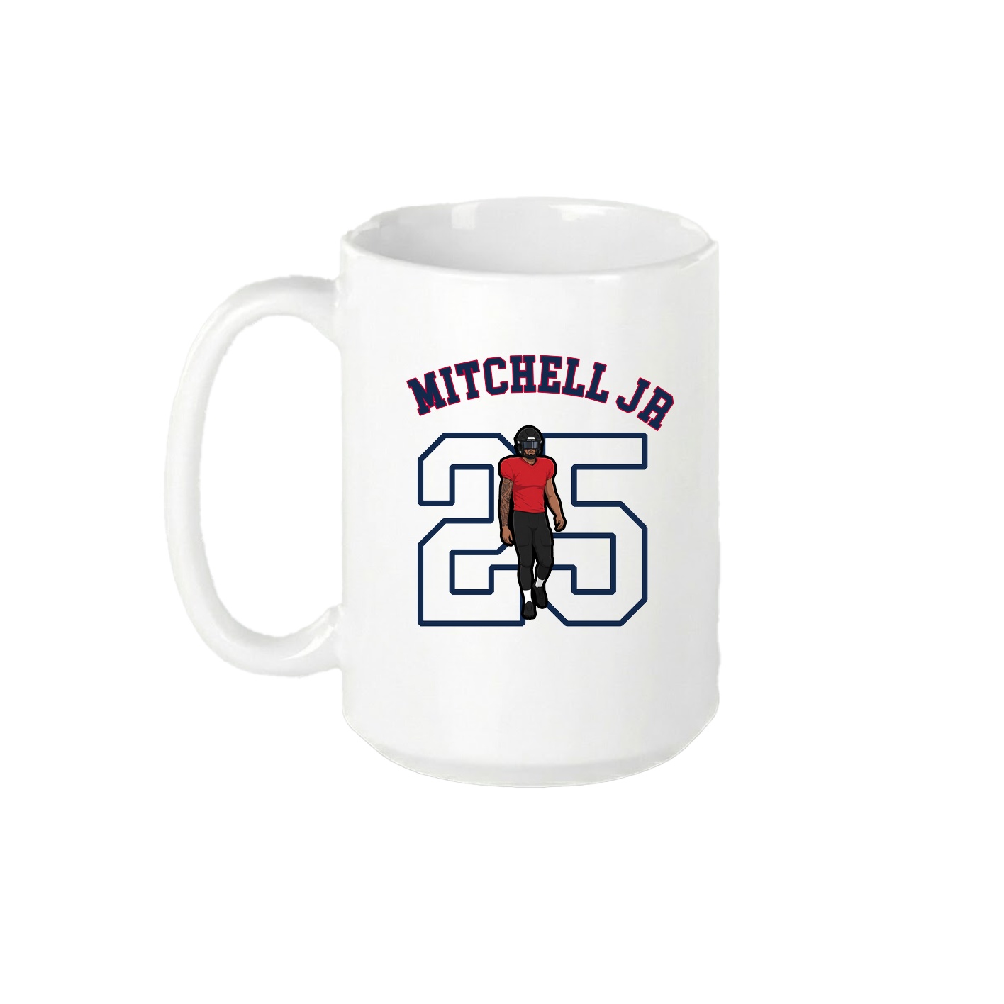 15oz Coffee Mug — Shirsey Arch in White