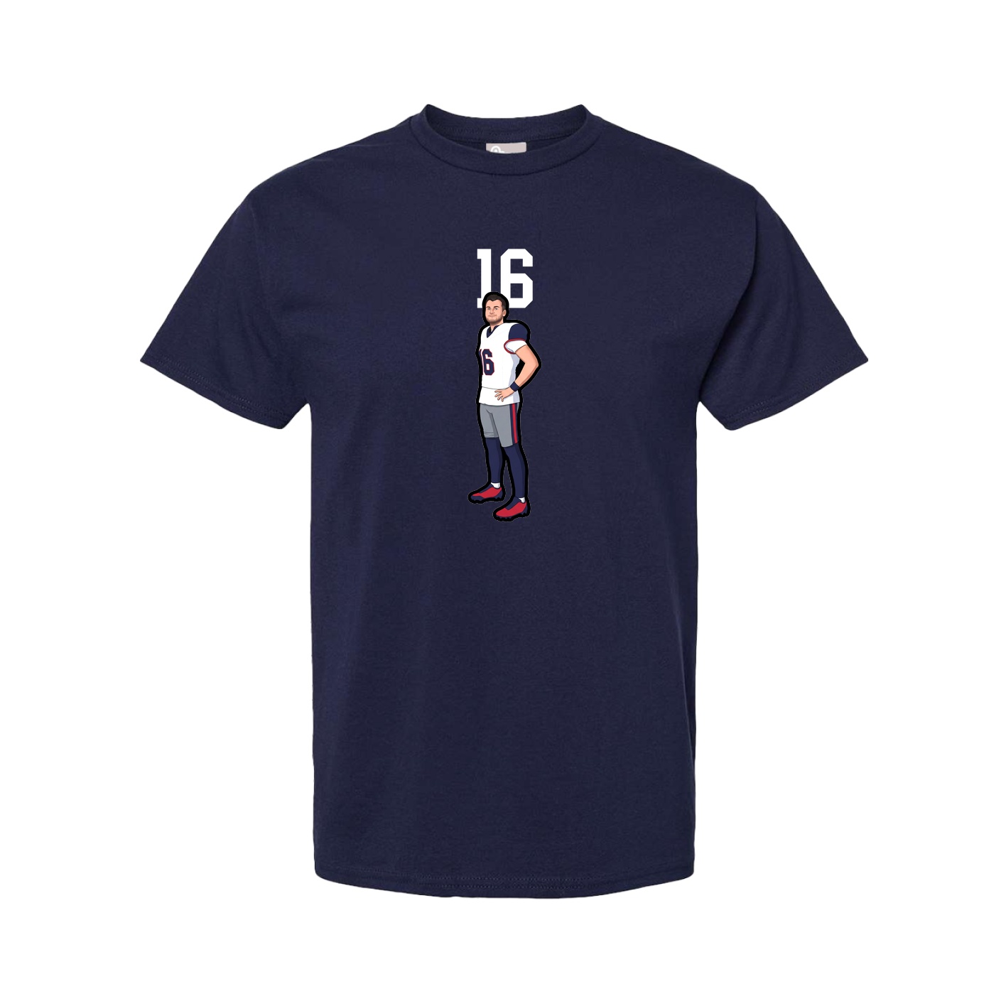 Tee — Number Top in Navy